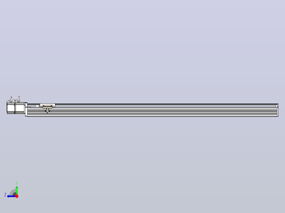 日规模组半封闭丝杆TPA-HNR-85S-1610C-L1150-M-C-P20-N3右视图