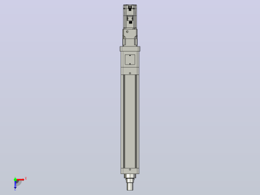 轻载电动缸TPA-ESR100-3210C-L400-M-W-P75-JX-C3俯视缩略图