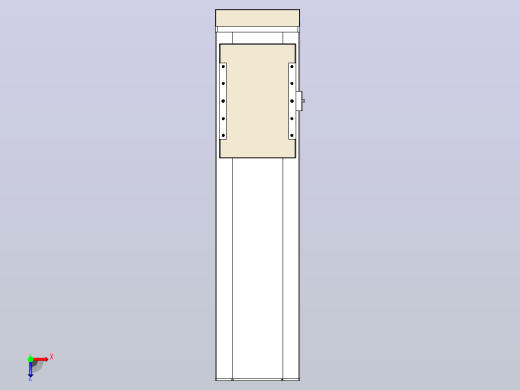 滚珠丝杠直线轴带导轨全封闭TPA-HCR-220D-3210C-L550-MP-Y-P1K-N3俯视缩略图