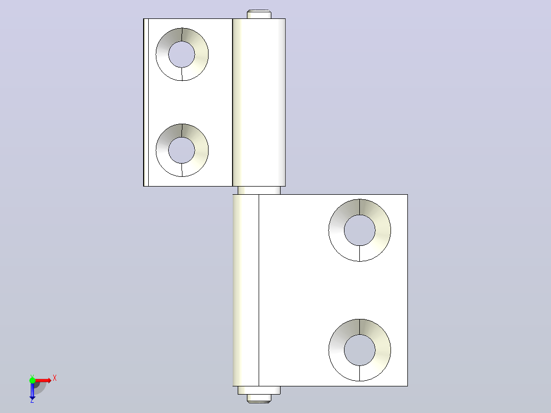 TFAFLN(R)、TFAFDLN(R) 旗式蝶形铰链[TFAFLN6]俯视图