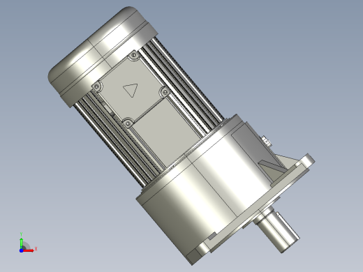 0.75KW-CV型立式三相铝毂（刹车）马达减速机_CV32-750前视缩略图