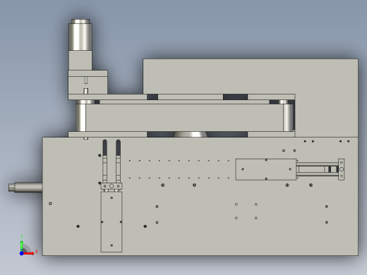 触点弹力测试机3D模型前视缩略图