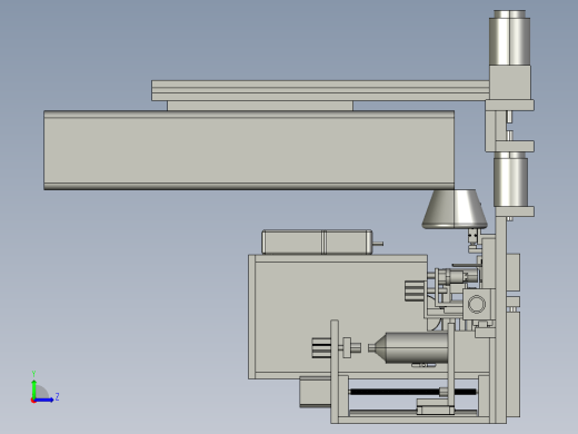 触点弹力测试机3D模型左视缩略图