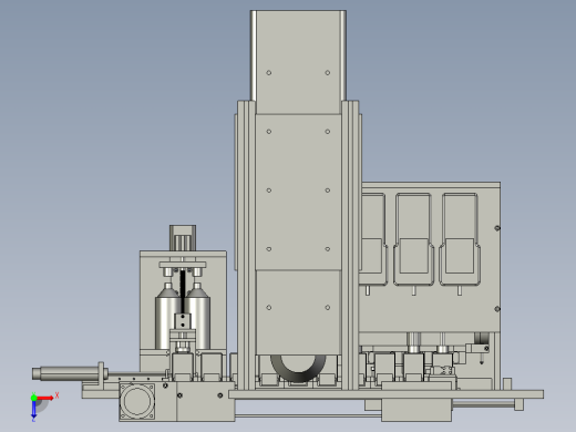 触点弹力测试机3D模型俯视缩略图