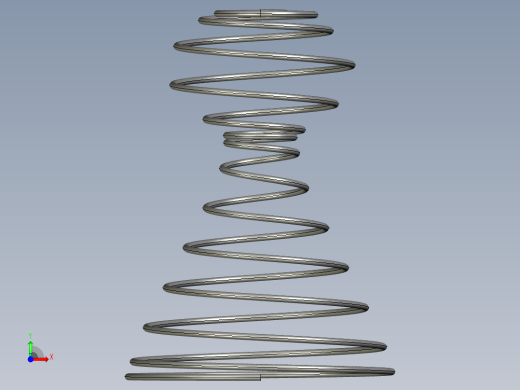 solidworks塔式 弹簧设计前视缩略图