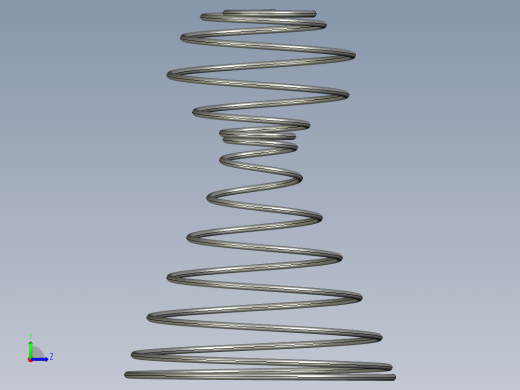 solidworks塔式 弹簧设计左视缩略图