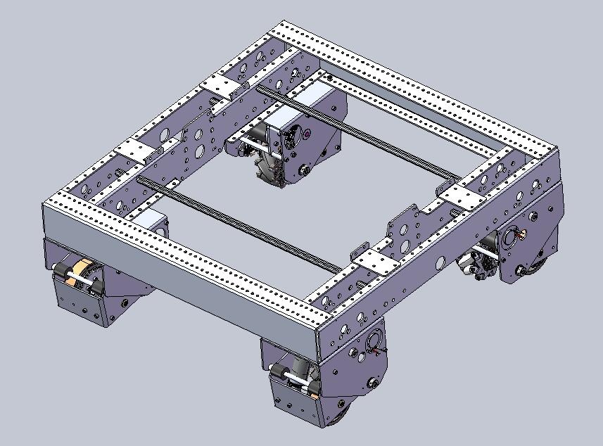 麦克拉姆轮——定向轮转化驱动底盘