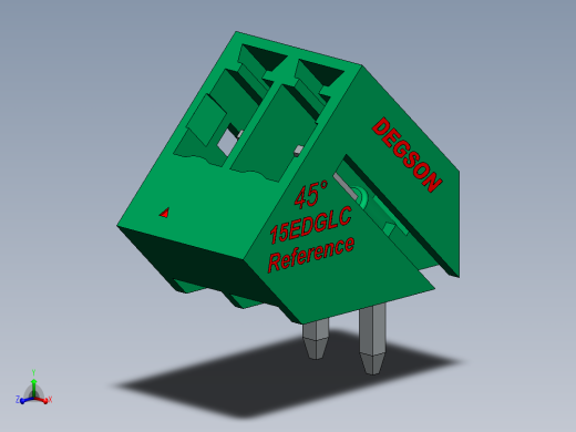 DEGSON 15EDG 系列 3.5mm 插拔式接线端子 FullPack-15EDGLC-3.5-xxP-14-00AH