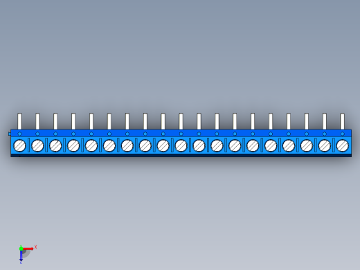 DEGSON DG301 系列 5.0mm 接线端子-DG301R-5.0-19P-12-00AH俯视缩略图
