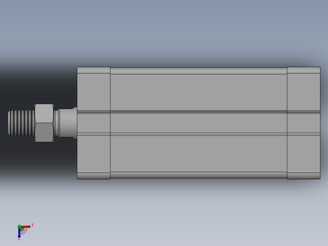气缸ACE20X40SB俯视图