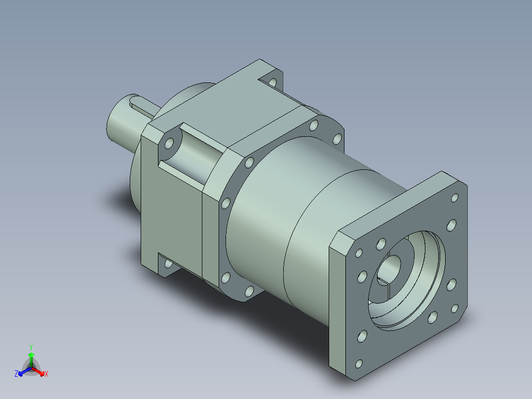 直齿PLX180-L3 35-114.3-200-M12.stp正等轴测图