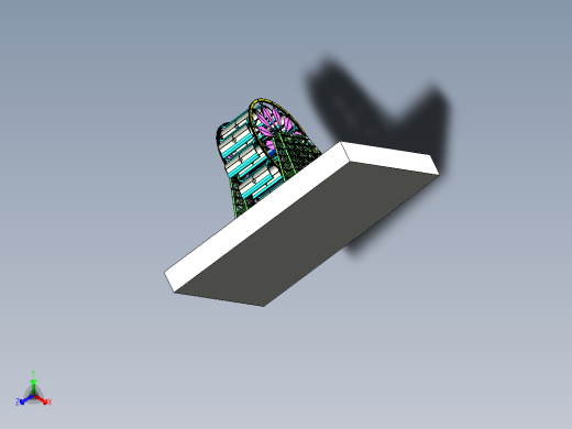 摩天轮智能立体停车库、旋转立体车库3D模型