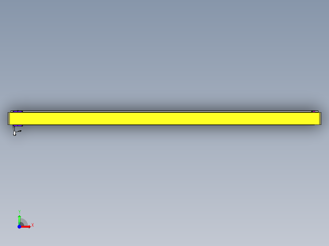 威洛博VL系列直线电机模组-VL14S1-S3300前视图