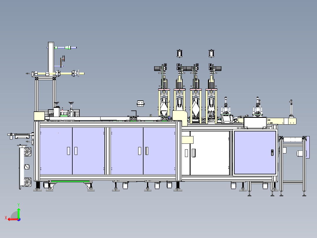 二代口罩机技术资料( 3D+工程图+电路图+BOM)后视图