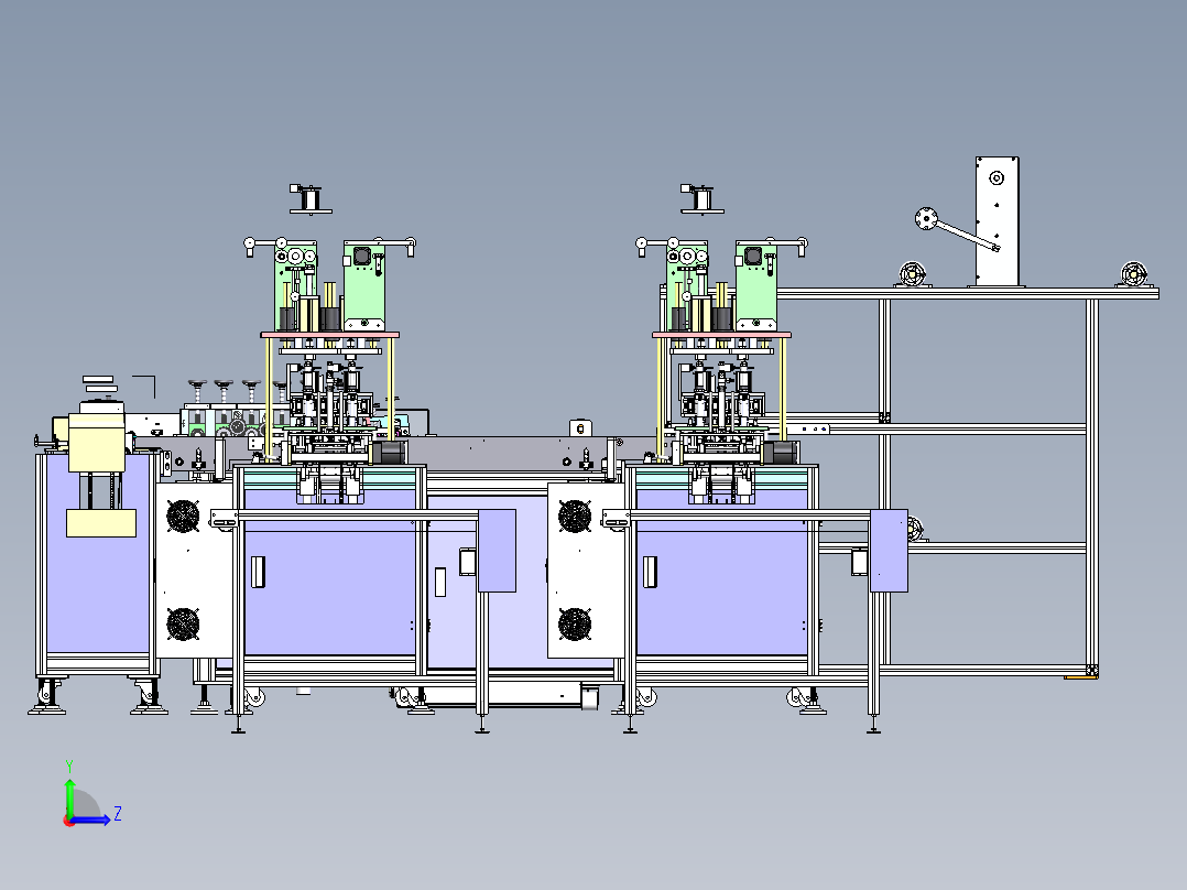 二代口罩机技术资料( 3D+工程图+电路图+BOM)左视图