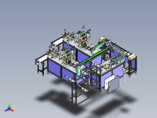 二代口罩机技术资料( 3D+工程图+电路图+BOM)正等轴测缩略图