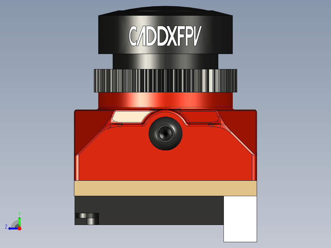 CADDXFPV 速率 2.1mm右视图