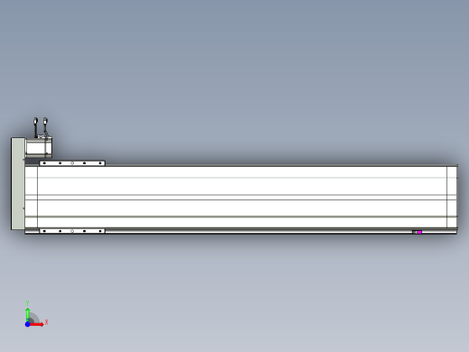 VF丝杆传动-一般环境VF27-Lxx-C-S1400-BR-ZP75-D3前视缩略图