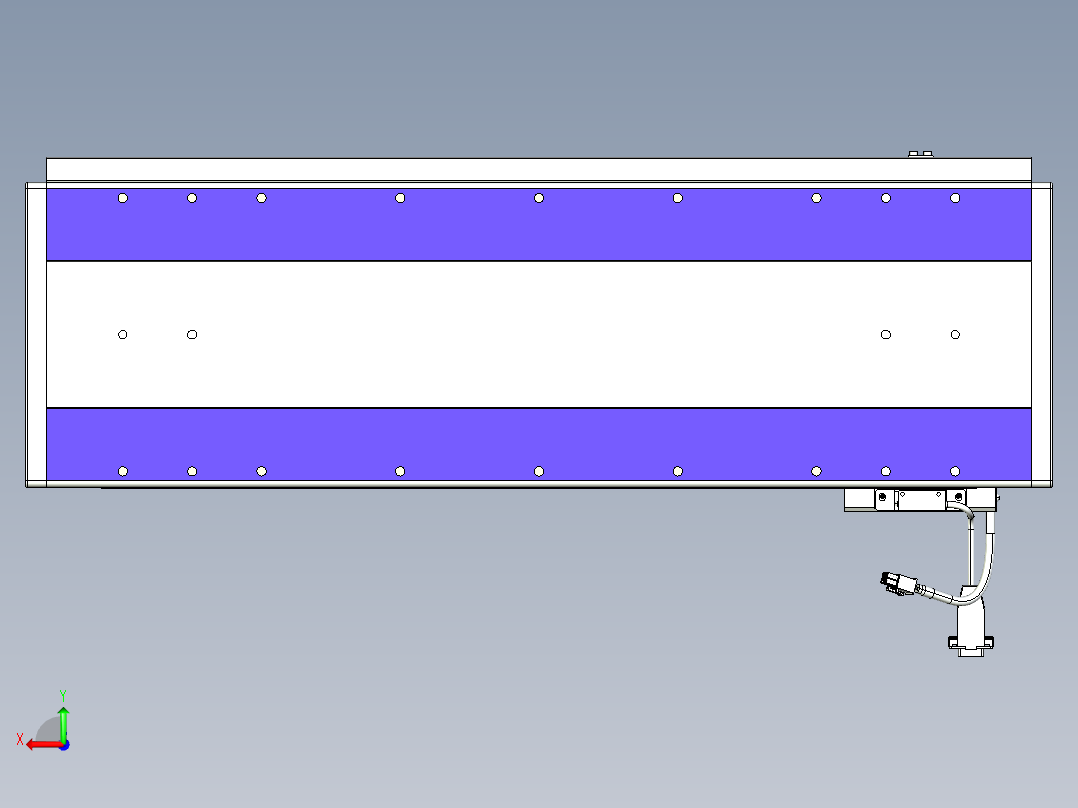 威洛博VL系列3d模型模组VL22H1Y-S550后视图