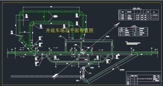 采用立井两水平暗斜井延深开采煤矿设计缩略图