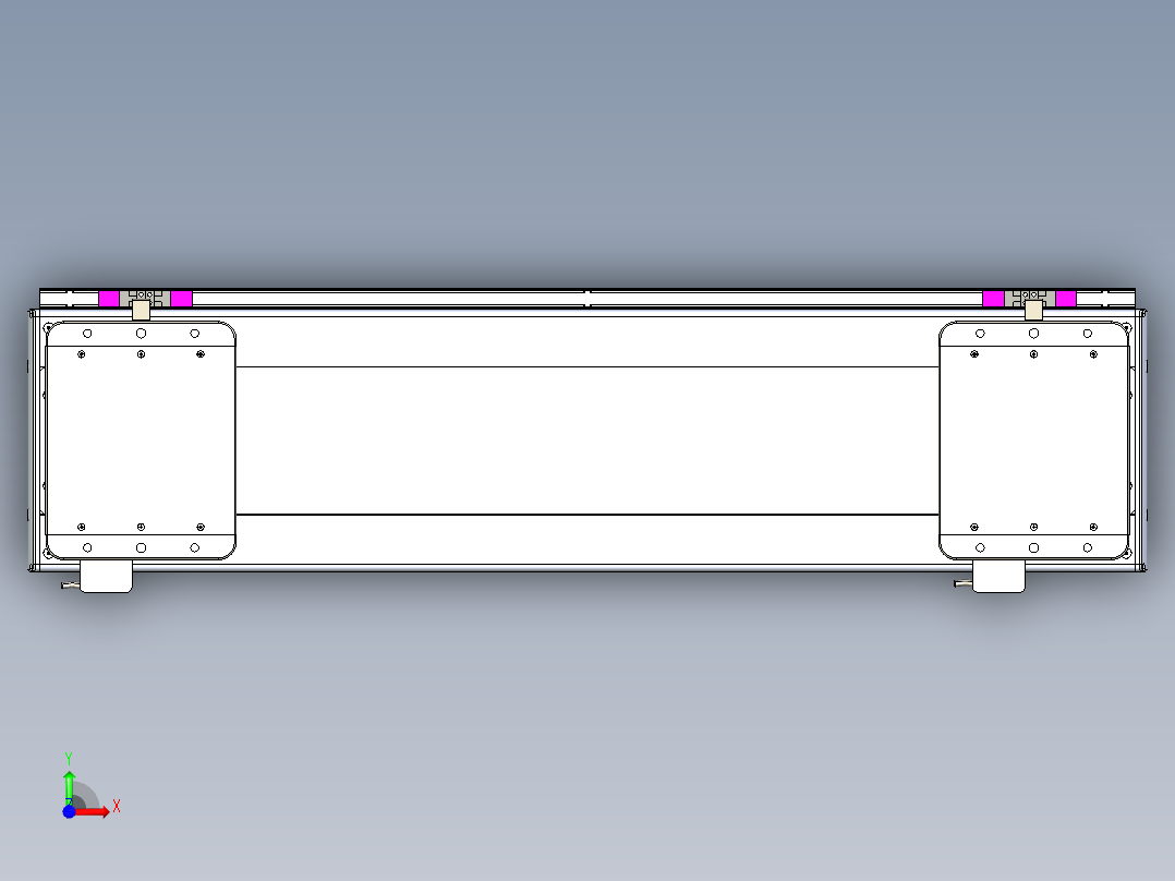 威洛博LC系列3d模型模组2LC22H1Y-S550前视图