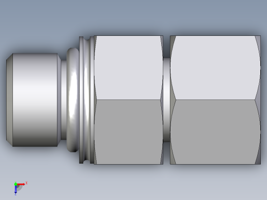 卡套式工业通用硬管接头EO_Swivel_connector_EGEO10SMCF俯视缩略图