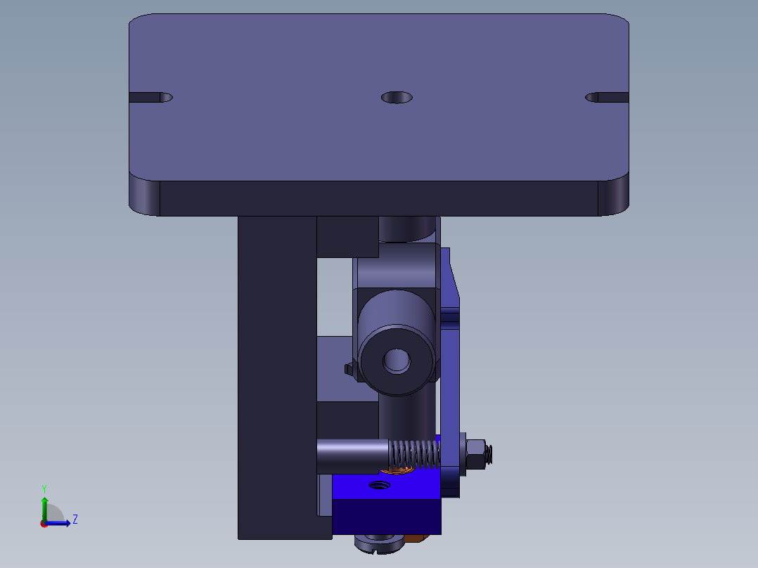 C21750-十字轴机械加工工艺规程及钻φ8孔夹具设计含三维二维说明书左视图