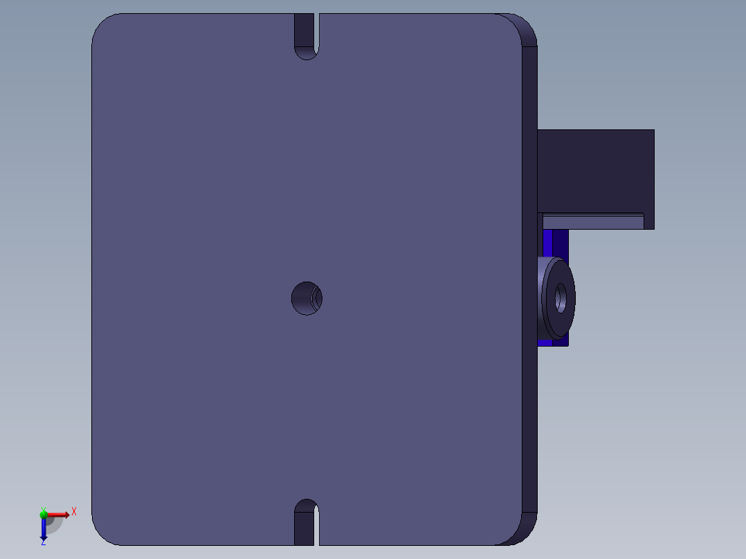 C21750-十字轴机械加工工艺规程及钻φ8孔夹具设计含三维二维说明书俯视图