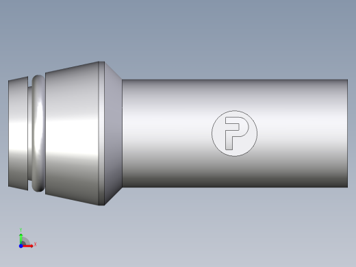 卡套式工业通用硬管接头EO_Weld_nipple__orbital__SKA12X2ORB71前视缩略图