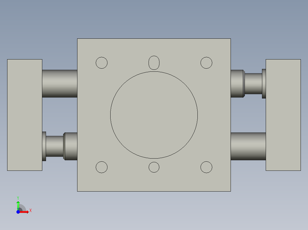 普通气爪PH06-12L前视图