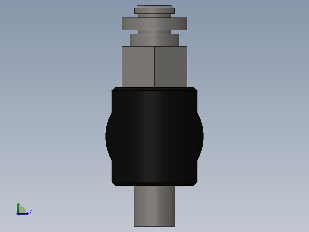 Ø6 x M5 - CONTROLE DE FLUXO 90° BANJO (C0K510605)左视图