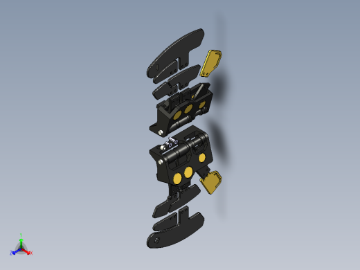 级桨舱正等轴测缩略图