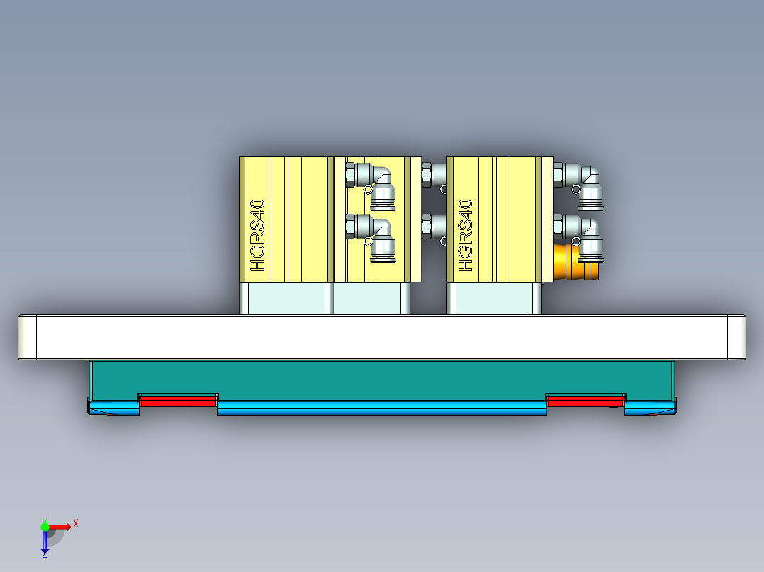 CS19-C-CNC5笔记本CNC工装夹具三维模型-180726俯视图