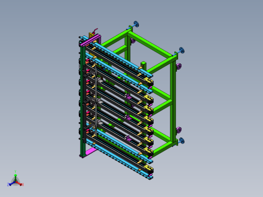 同步带皮带机（具有皮带清扫装置）sw18可编辑正等轴测缩略图