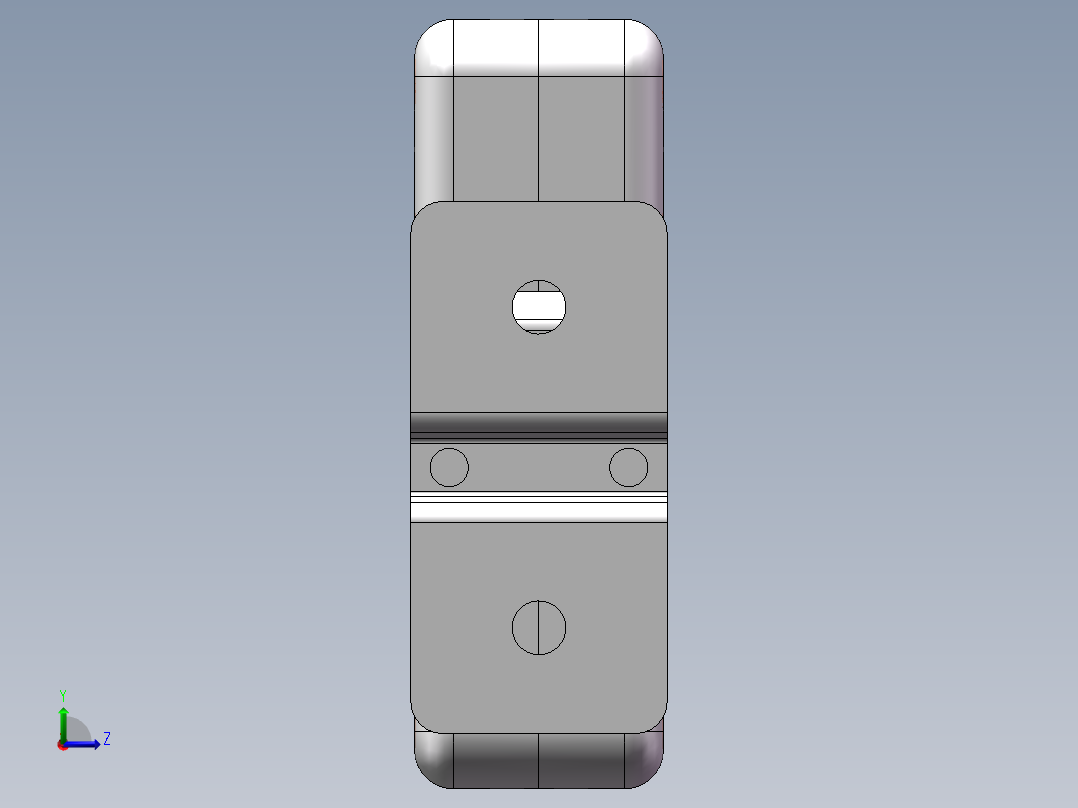 快递柜电机驱动锁sw18可编辑左视图