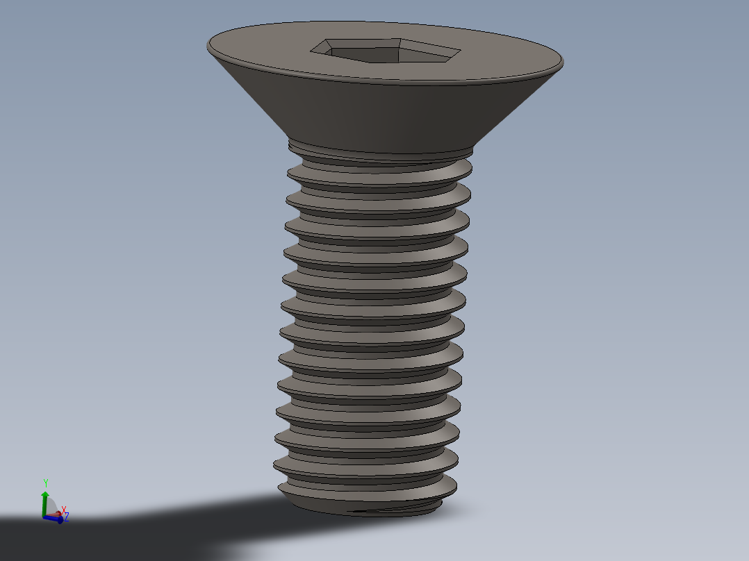 Screw_ISO_10642_M12x30_A2.SLDPRT主视图