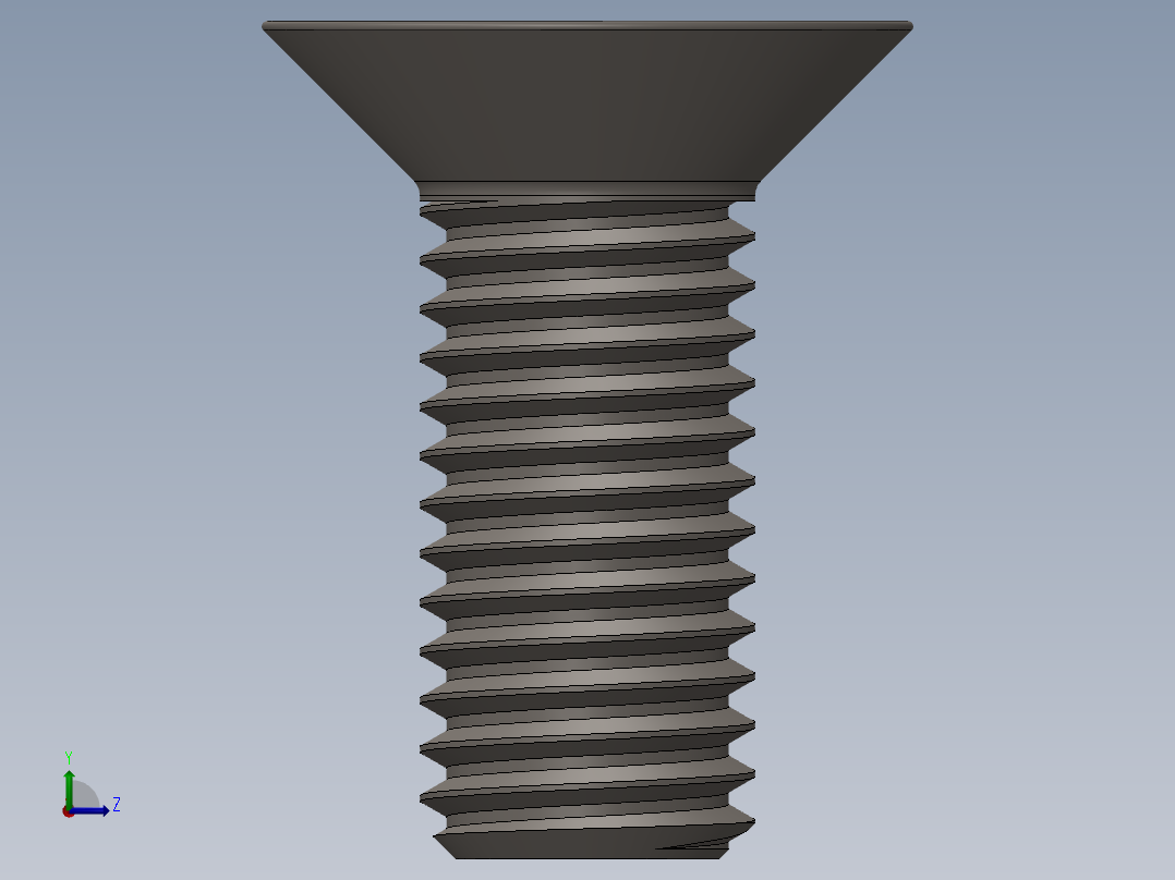Screw_ISO_10642_M12x30_A2.SLDPRT左视图