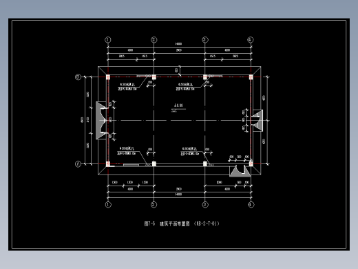 图7-5  建筑平面布置图 （KB-2-T-01）