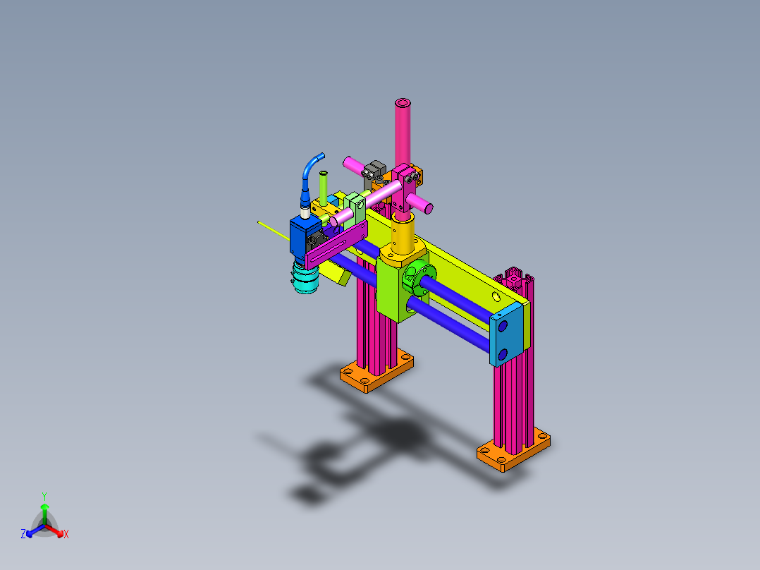 移动式视觉检测工装
