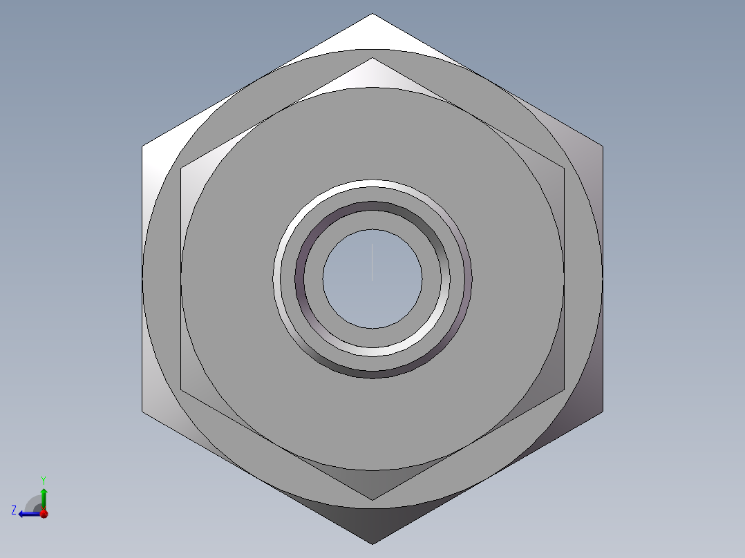 直通变径接头、2C-26-52右视图