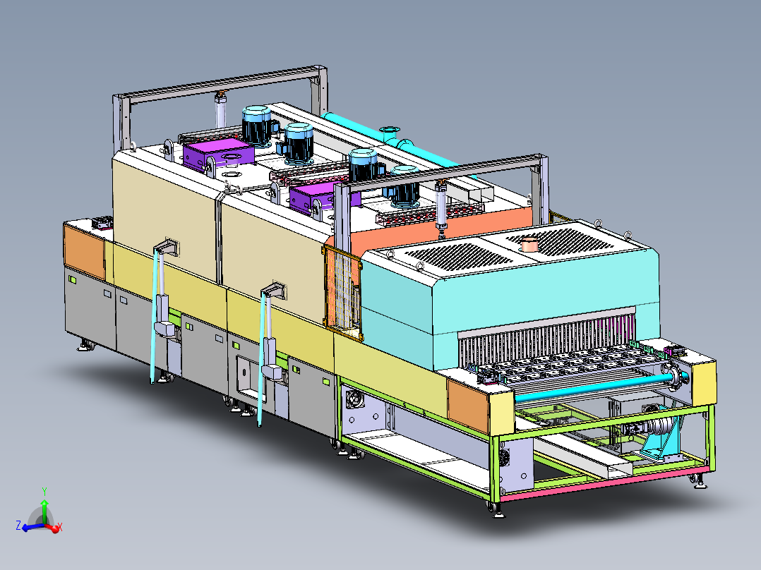 网链式隧道炉 1836772