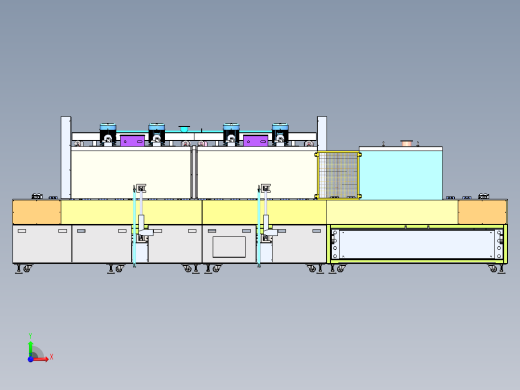 网链式隧道炉 1836772前视缩略图