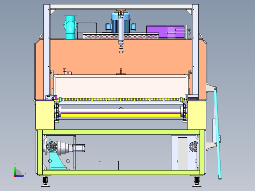 网链式隧道炉 1836772左视缩略图