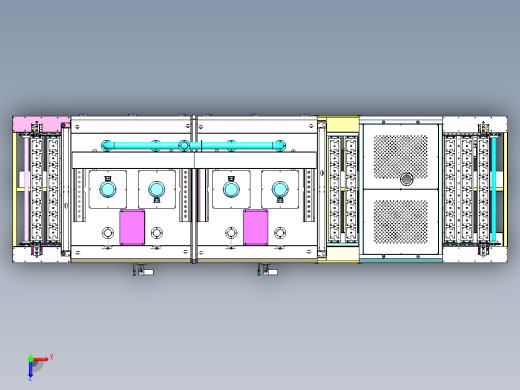 网链式隧道炉 1836772俯视缩略图