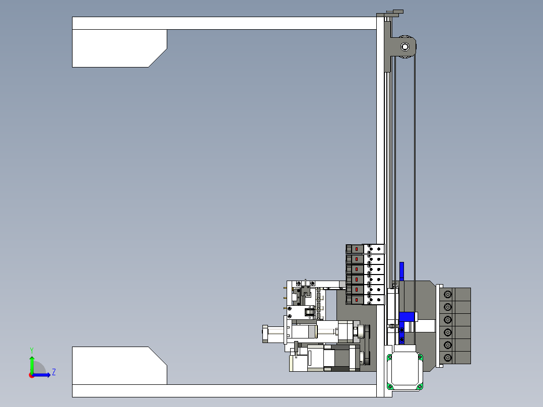 B3004144-输出拾取单元左视图