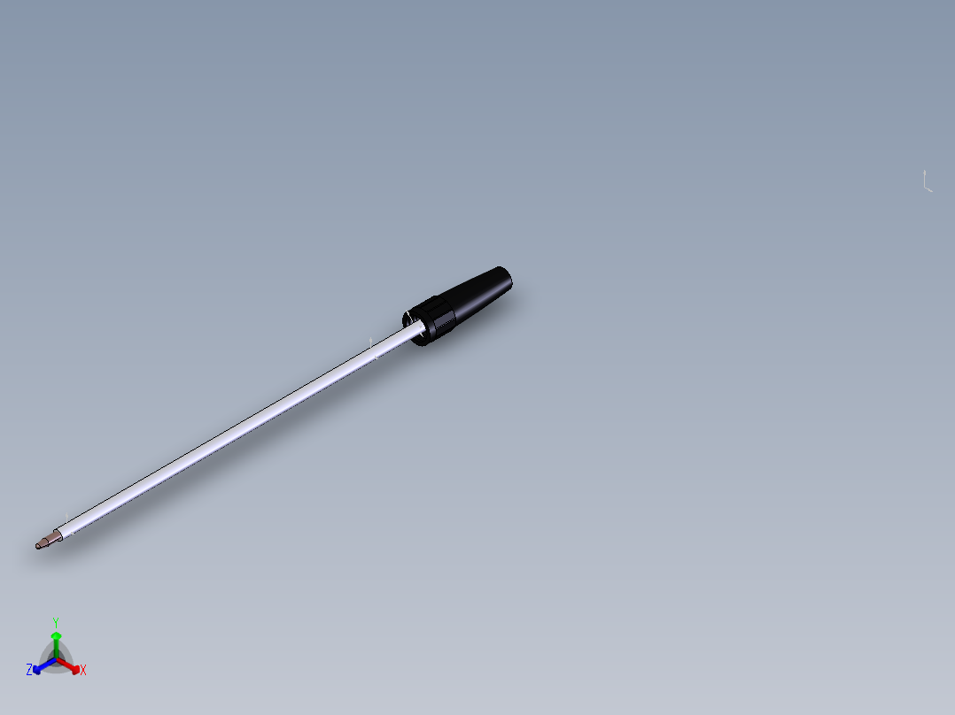 笔、中性笔、铅笔(11)正等轴测图