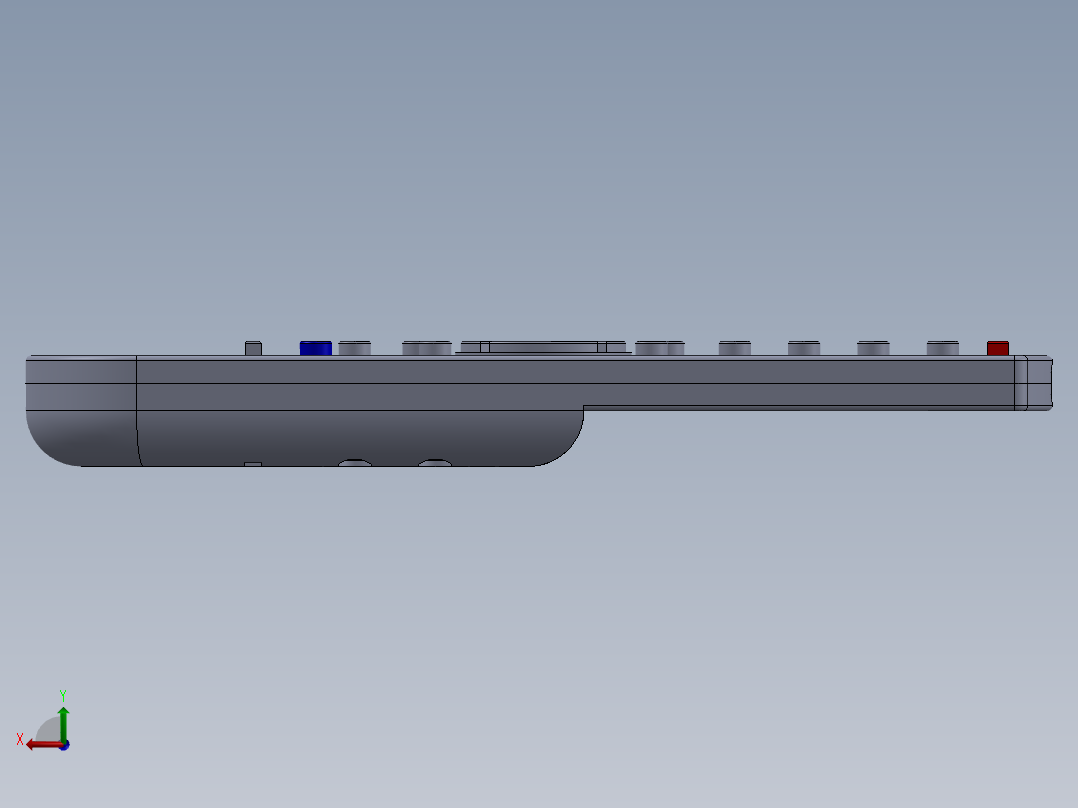 遥控器、遥控板(13)后视图