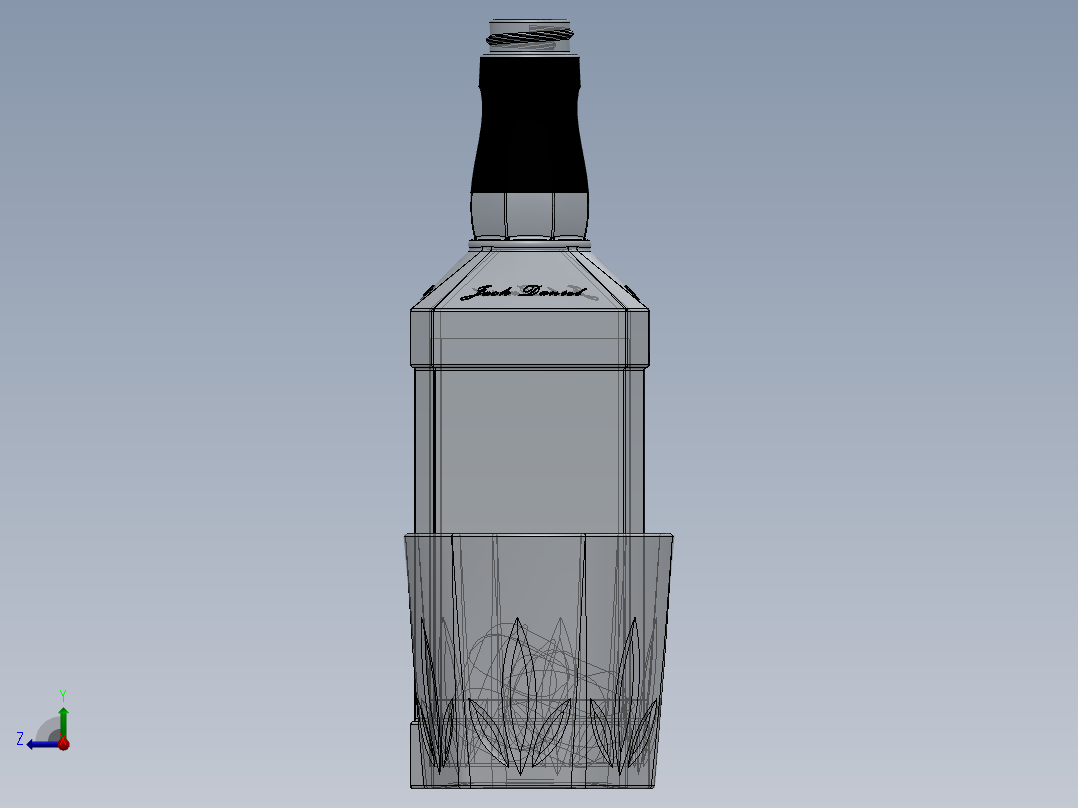 玻璃器子、杯子(26)右视图