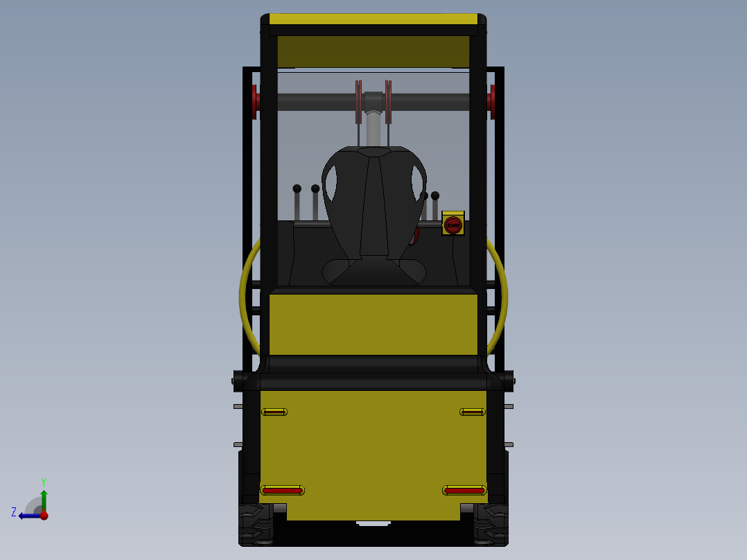 叉车、 斗山 叉车 SW右视图