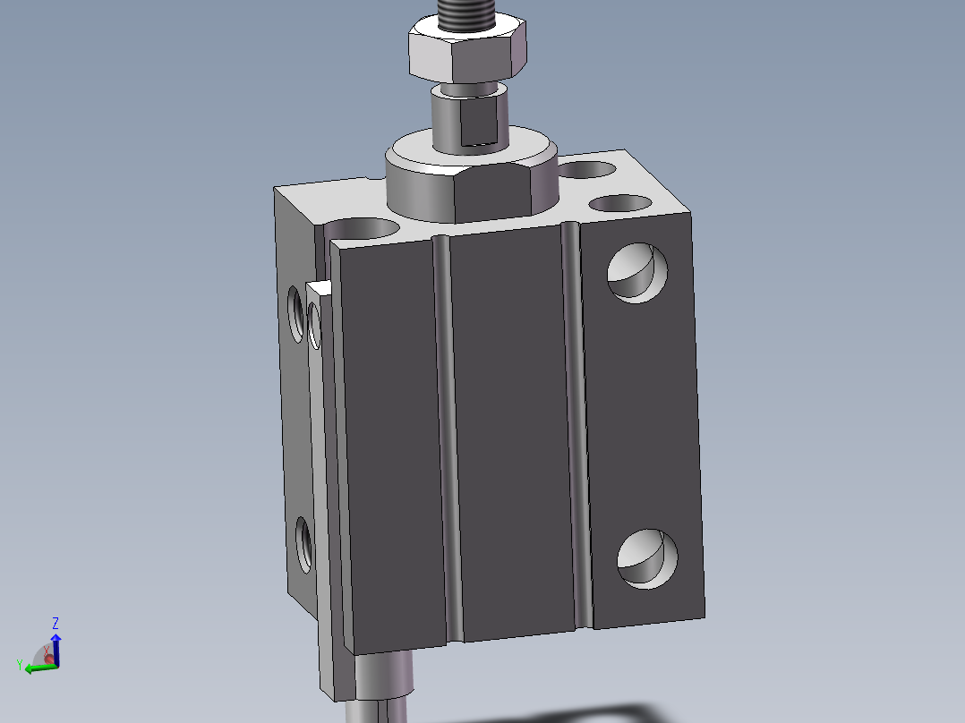 小型自由安装型气缸  SMC CDUJB6-4D